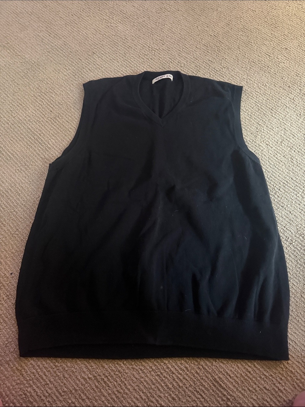 Old Navy Black V-Neck Sweater Vest